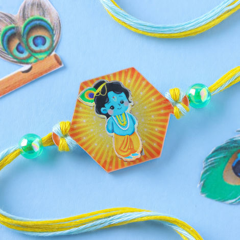 Kids Bal Krishna Blessings Rakhi (FNP)
