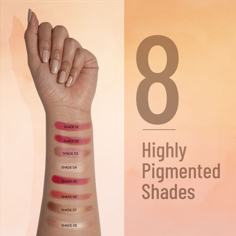 Swiss Beauty Highly Pigmented 8 -in-1 Ultra Blush Palette With Matte & Shimmer - 01