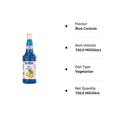 Manama Blue Curacao Syrup