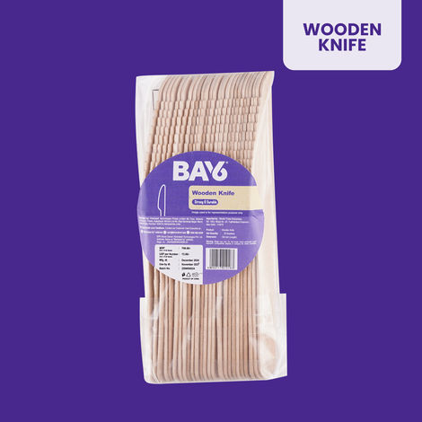 BAY6 Wooden Knife - Pack of 25