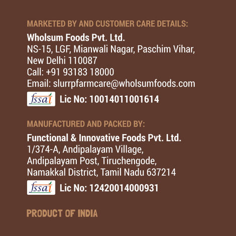 Slurrp Farm No Added Sugar | No Salt | Sprouted Ragi Powder | No Milk