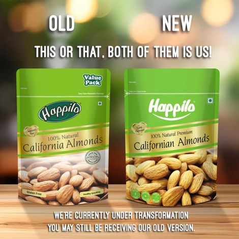 Happilo Premium California Almonds|Badam Giri|Dry Fruits