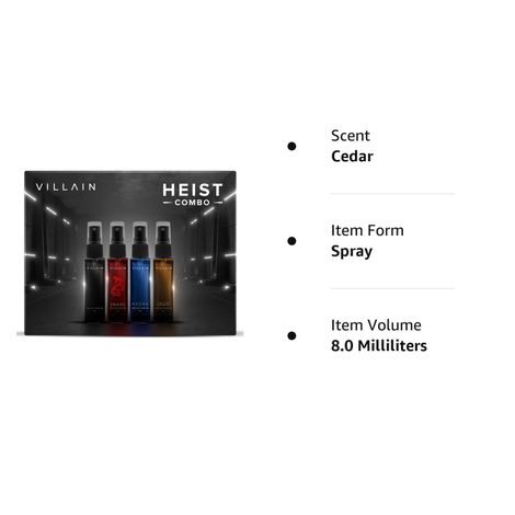 Villain Heist Combo Premium Perfume Gift Set For Men | Eau De Parfum