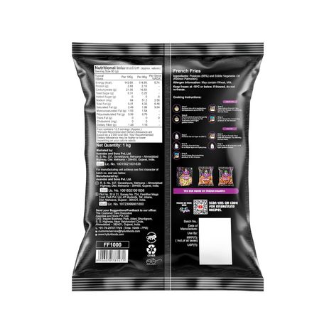 Hyfun French Fries Family Pack