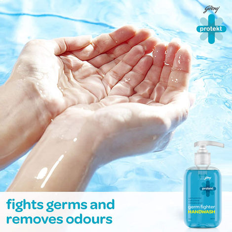 Godrej Protekt Germ Fighter Handwash Refill Pack - Aqua