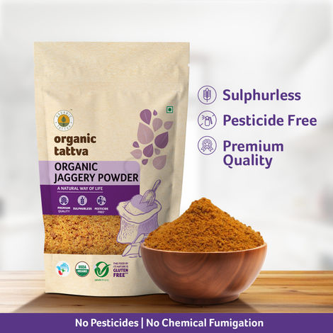 Organic Tattva Jaggery Powder Pouch
