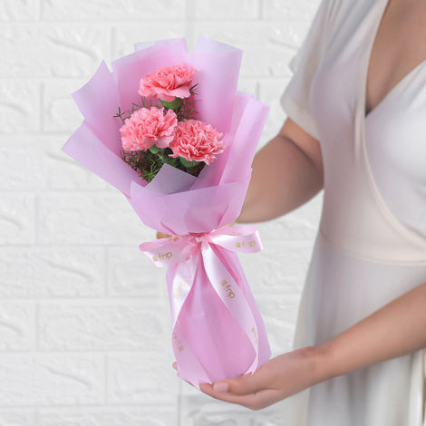 FNP Three Carnations Bouquet 