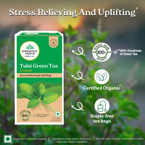 Organic India Tulsi Organic Classic Green Tea