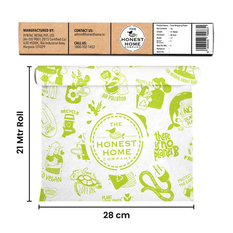 The Honest Home Company Food Wrapping Paper - 21 Meter