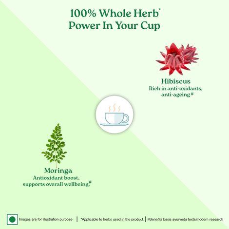 Organic India Moringa Hibiscus Organic Herbal Tea