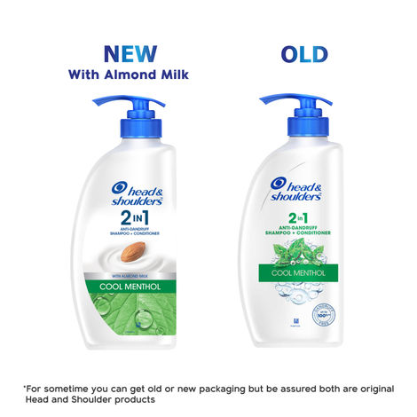 Head & Shoulders 2-In-1 Cool Menthol Anti Dandruff Shampoo + Conditioner For Women & Men