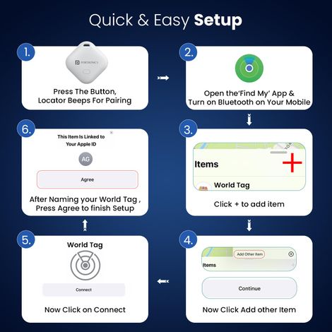 Portronics World Tag Smart Smallest Item Finder