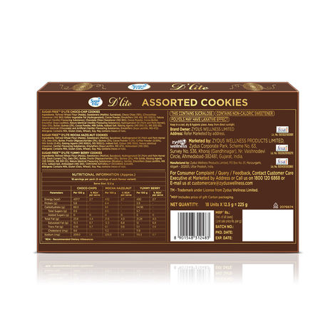 Sugar Free D'Lite Assorted Cookies