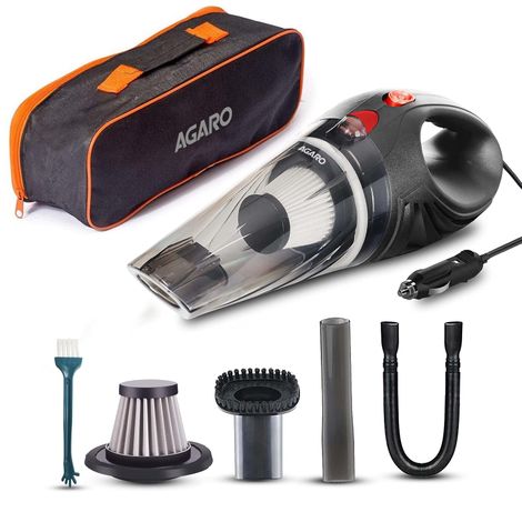 Agaro Car Vacuum Cleaner, Portable, Handheld,12V Dc /110W, 4.5Kpa Power Socket, 14.7Ft Long Cord