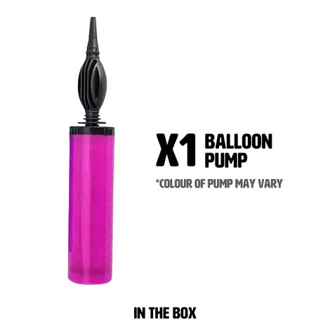 Just Party Hand Held Balloon Air Pump (Colour May Vary)