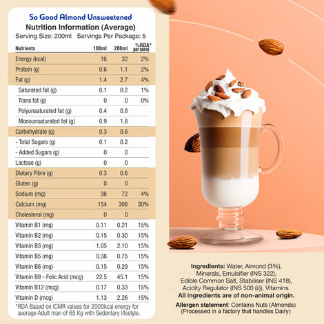 So Good Almond Milk Combo