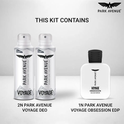 Park Avenue Signature Perfume Gift Set For Men 2 Deo 1 Eau De Perfume