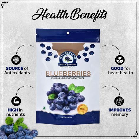 Wonderland Foods Dried Blueberries