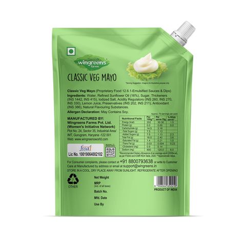 Wingreens Classic VEG Mayo