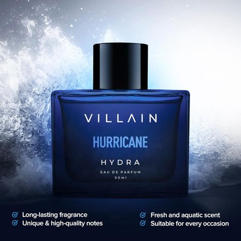 Villain Hurricane Hydra Luxury Premium Long Lasting Fragrance I Eau De Parfum For Men