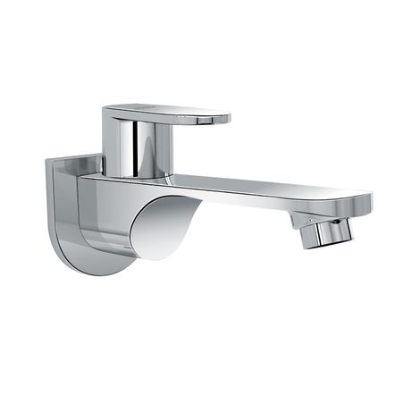 Plantex ORN-202 Brass Bib Cock Water Tap - Teflon Tape & Wall Flange (7 Year Warranty)