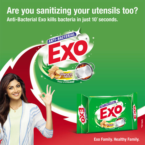 Exo Ginger Twist Dishwash Bar | Anti Bacterial