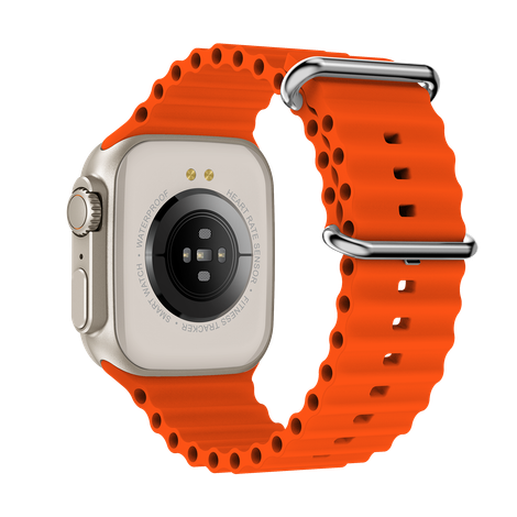 Fire-Boltt Warrior Smartwatch | 1.96" AMOLED Display | BT Calling - Orange
