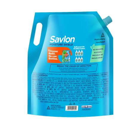 Savlon Moisture Shield Germ Protection Handwash | For soft, moisturized hands