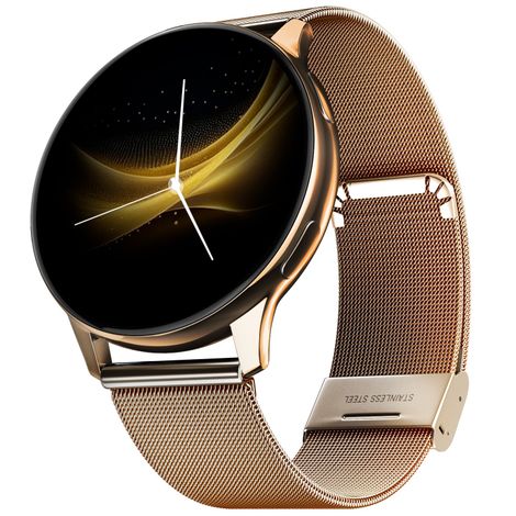 Noise Vortex Plus Smartwatch Women's Edition - Gold Link