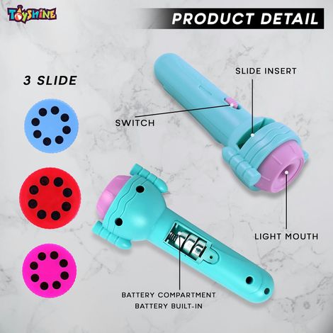 Toyshine Projection Flashlight Educational Toy (3+ Years)(Pack)