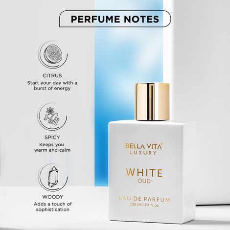 Bella Vita Luxury White Oud Eau De Parfum Unisex Perfume for Men & Women
