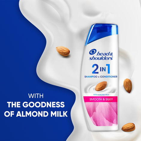 Head & Shoulders 2-In-1 Smooth And Silky Anti Dandruff Shampoo + Conditioner For Women & Men