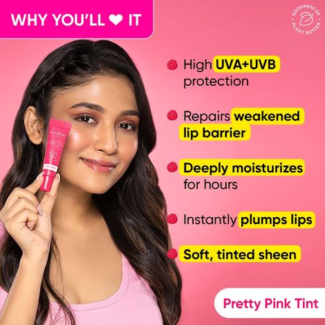 Dot & Key Ceramide & Peptide Barrier Repair Lip Balm SPF 50, PA+++ Plush Pink