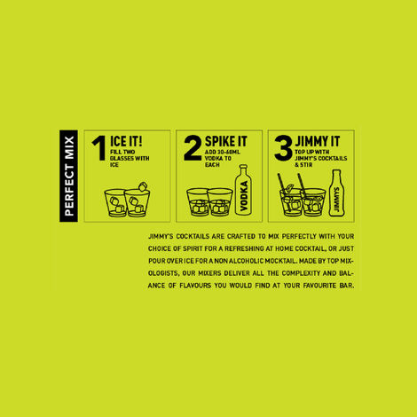 Jimmy's Cocktails Margarita Cocktails Mixer