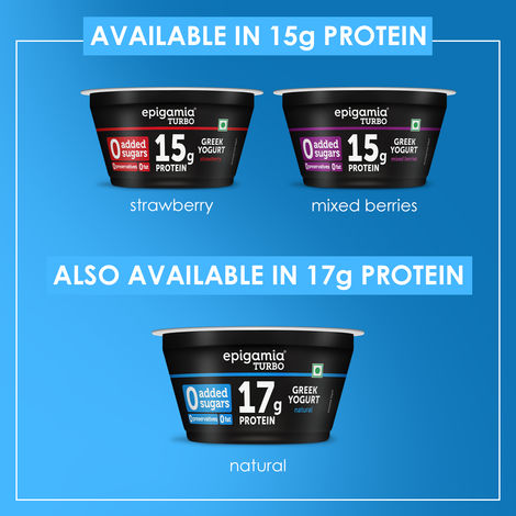 epigamia 50 g Protein Turbo Yogurt, Natural