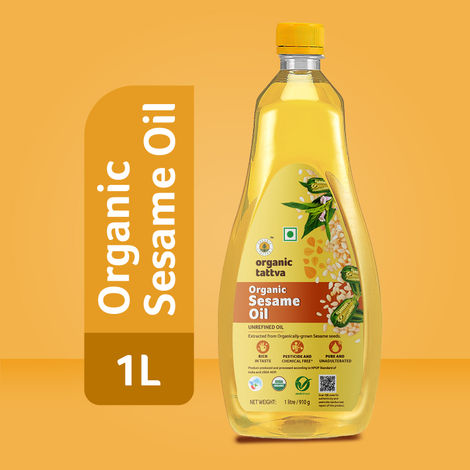 Organic Tattva Sesame (Til-Gingelly) Cold Pressed Oil
