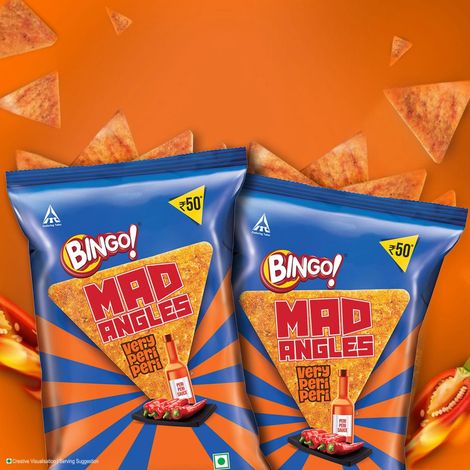 Bingo! Mad Angles Very Peri Peri Crisps