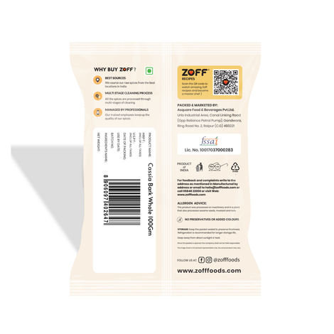 ZOFF Cassia Bark - Dalchini Sticks