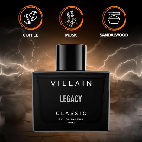 Villain Legacy Classic Luxury Premium Long Lasting Fragrance Eau De Perfum For Men