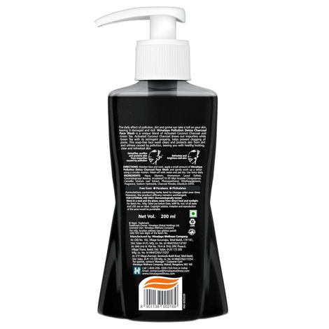 Himalaya Wellness Company Pollu Detox Charcoal Face Wash