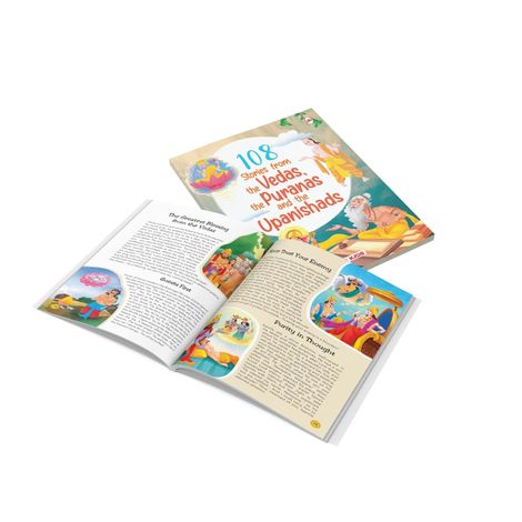 108 Stories from Vedas, Puranas and Upanishads for Children (Illustrated) - Story Book