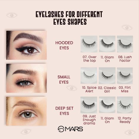 MARS Cosmetics Fabulash False Eyelashes - Natural Flutter 04 (Black)