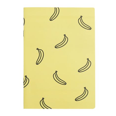 Papboo A5 Unruled Set Of 4 Notebooks, 80 Gsm Paper 60*4=240 Pages - Fruits
