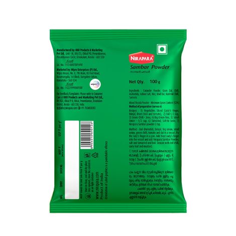 Nirapara Sambar Powder