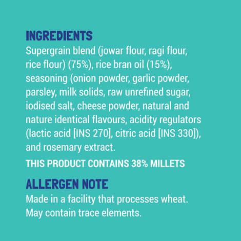 Slurrp Farm Healthy Snacks for Kids, Mighty Puff Cheese & Herbs, Not Fried, No Maida