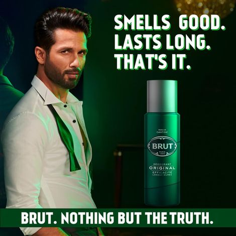 Brut Original Deodorant Spray For Men, Long-Lasting Masculine Fragrance, Imported