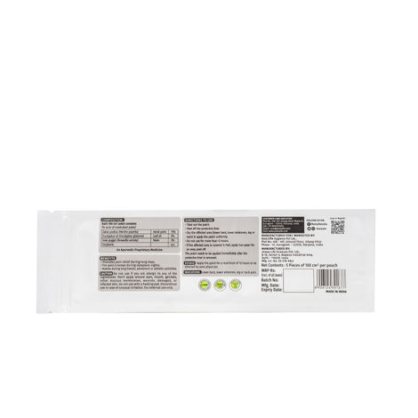 Pee Safe Herbal Pain Relief Patch | Instant Relief from Cramps & Muscular Pain