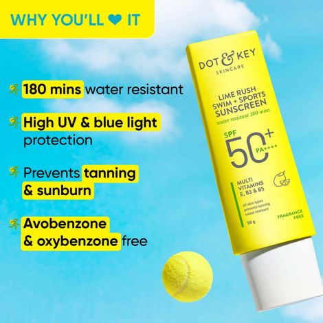 Dot & Key Lime Rush Swim + Sports Sunscreen SPF 50+ PA++++