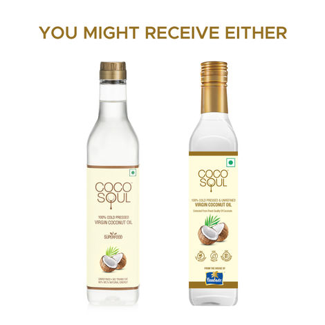 Coco Soul Cold Pressed Natural Virgin Coconut Oil