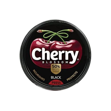 Cherry Blossom Black Wax Shoe Polish Leather Shoe Shiner